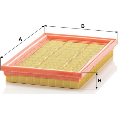 MANN-FILTER C 2748 Luftfilter