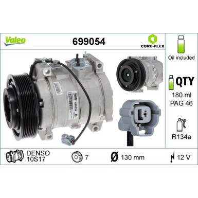 Kompressor, Klimaanlage 699054 Kompressor, Klimaanlage 699054