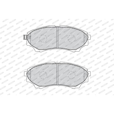 Ferodo Bremsbelagsatz, Scheibenbremse PREMIER ECO FRICTION FDB1817 Ferodo Bremsbelagsatz, Scheibenbremse PREMIER ECO FRICTION FDB1817