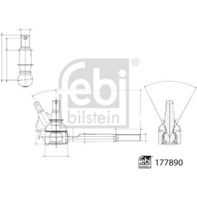 FEBI BILSTEIN 177890 Spurstangenkopf
