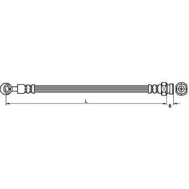 Metzger Bremsschlauch 4111030