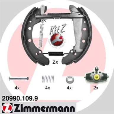 Zimmermann Bremsbackensatz KIT Z 20990.109.9 Zimmermann Bremsbackensatz KIT Z 20990.109.9