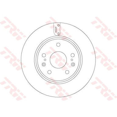 TRW Bremsscheibe DF6703 TRW Bremsscheibe DF6703