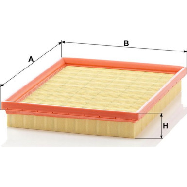 MANN-FILTER C 2569 Luftfilter