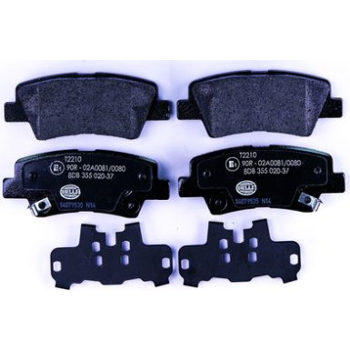 Hella Bremsbelagsatz, Scheibenbremse 8DB 355 020-371 Hella Bremsbelagsatz, Scheibenbremse 8DB 355 020-371