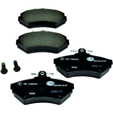 Hella Bremsbelagsatz, Scheibenbremse 8DB 355 018-251