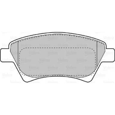 Valeo Bremsbelagsatz, Scheibenbremse 598558 Valeo Bremsbelagsatz, Scheibenbremse 598558