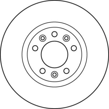 TRW Bremsscheibe DF6121 TRW Bremsscheibe DF6121
