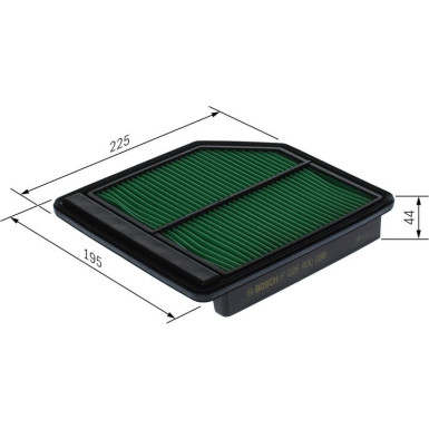 BOSCH F 026 400 098 Luftfilter BOSCH F 026 400 098 Luftfilter