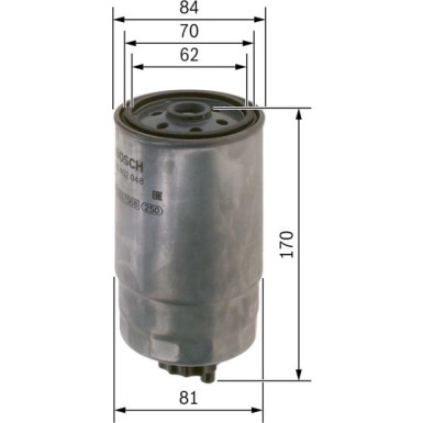 BOSCH Kraftstofffilter F 026 402 048 BOSCH Kraftstofffilter F 026 402 048