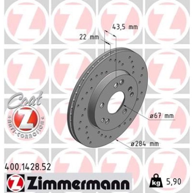 Bremsscheibe 400.1428.52
