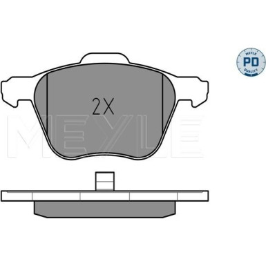 Meyle Bremsbelagsatz, Scheibenbremse MEYLE-PD: Advanced performance and design 025 232 6920/PD
