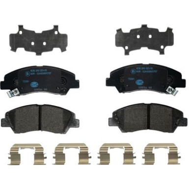 Hella Bremsbelagsatz, Scheibenbremse 8DB 355 023-001