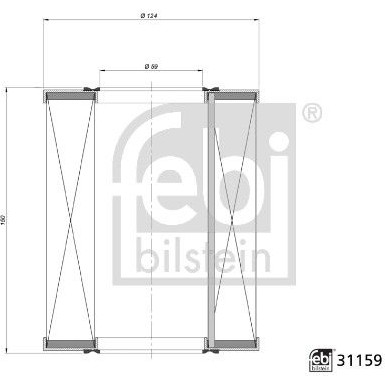 FEBI BILSTEIN 31159 Luftfilter