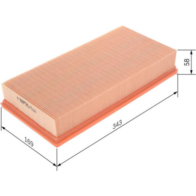 BOSCH 1 457 433 535 Luftfilter