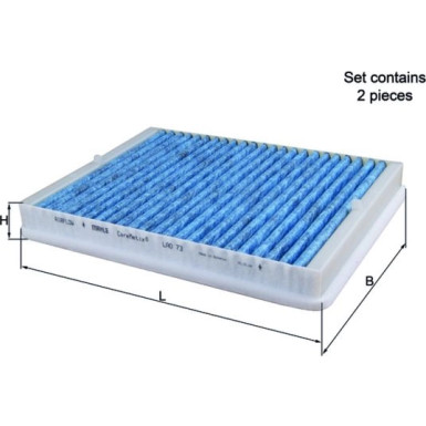 Knecht Filter, Innenraumluft CareMetix® LAO 73/S