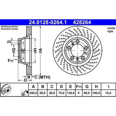 Bremsscheibe 24.0128-0264.1