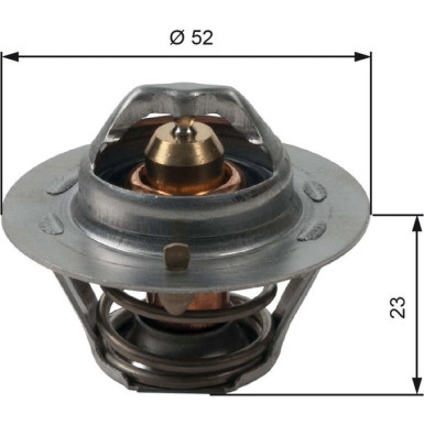 Gates Thermostat, Kühlmittel TH14088G1