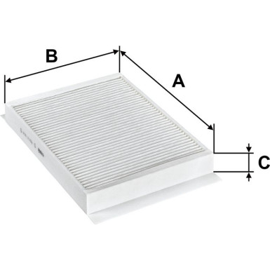 Valeo Filter, Innenraumluft VALEO ESSENTIAL 715751