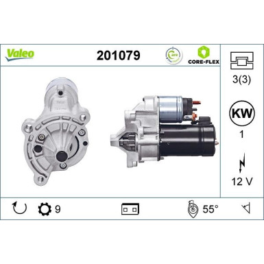 Valeo Starter VALEO CORE-FLEX 201079