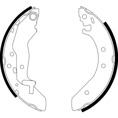 Bremsbackensatz 8DB 355 001-321 Bremsbackensatz 8DB 355 001-321