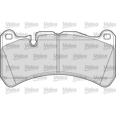 Valeo Bremsbelagsatz, Scheibenbremse 601685 Valeo Bremsbelagsatz, Scheibenbremse 601685