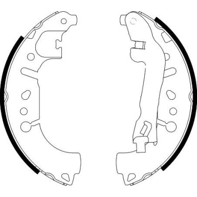 Hella Bremsbackensatz 8DB 355 022-271