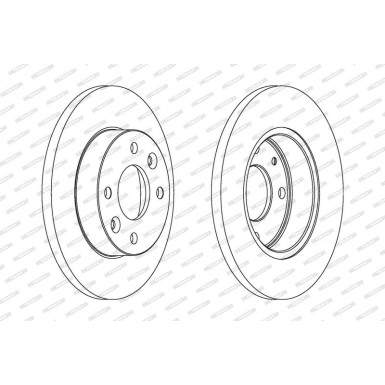 Bremsscheibe DDF055C Bremsscheibe DDF055C