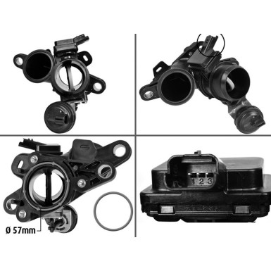 Valeo Drosselklappenstutzen 700440