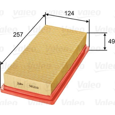 Valeo Luftfilter 585328