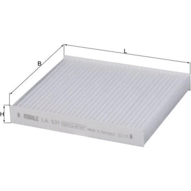 Knecht Filter, Innenraumluft LA 531