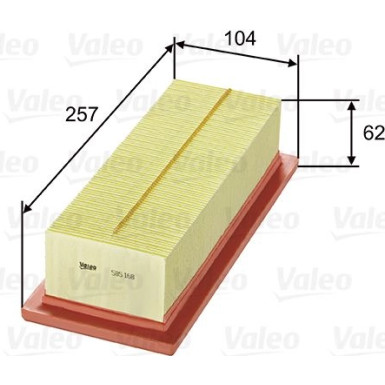 Valeo Luftfilter 585168
