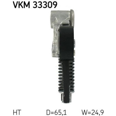 SKF Spannrolle, Keilrippenriemen VKM 33309