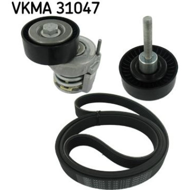 SKF Keilrippenriemensatz VKMA 31047