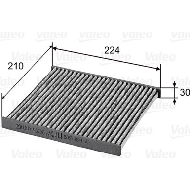 Valeo Filter, Innenraumluft VALEO PROTECT 715756