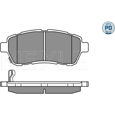 Meyle Bremsbelagsatz, Scheibenbremse MEYLE-PD: Advanced performance and design 025 242 8316/PD