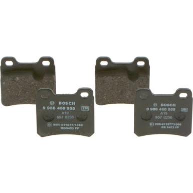 BOSCH Bremsbelagsatz, Scheibenbremse 0 986 460 955