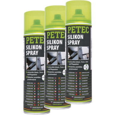 PETEC 70850 SILIKONSPRAY SILIKON SPRAY TRENNMITTEL SILICON IMPRÄGNIERT 500mL