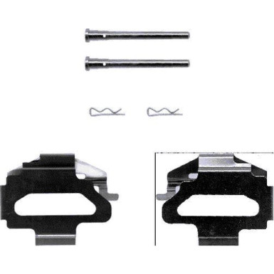Hella Zubehörsatz, Scheibenbremsbelag 8DZ 355 202-381 Hella Zubehörsatz, Scheibenbremsbelag 8DZ 355 202-381