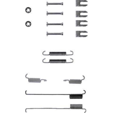 Hella Zubehörsatz, Bremsbacken 8DZ 355 200-331 Hella Zubehörsatz, Bremsbacken 8DZ 355 200-331