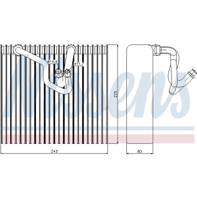 Verdampfer, Klimaanlage 92187 Verdampfer, Klimaanlage 92187