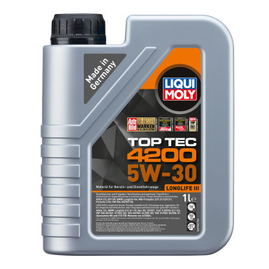 LIQUI MOLY Motoröl Top Tec 4200 5W-30 1 l Top Tec 4200 5W-30 New Generation 3706