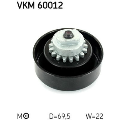 SKF Spannrolle, Keilrippenriemen VKM 60012