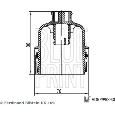 Deckel, Ölfiltergehäuse Blue Print Solution ADBP990030