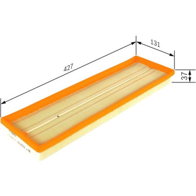 Luftfilter F 026 400 478 Luftfilter F 026 400 478