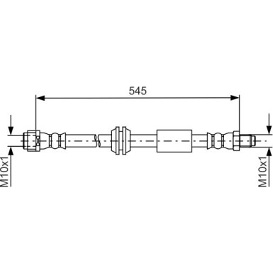 BOSCH Bremsschlauch 1 987 481 745