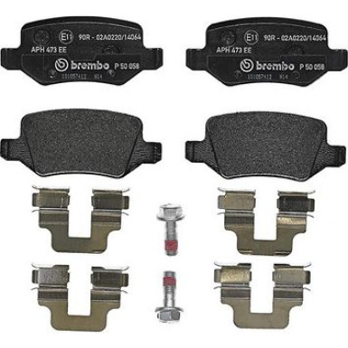 Bremsbelagsatz, Scheibenbremse P 50 058 Bremsbelagsatz, Scheibenbremse P 50 058