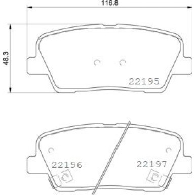 Brembo Bremsbelagsatz, Scheibenbremse PRIME LINE P 30 105 Brembo Bremsbelagsatz, Scheibenbremse PRIME LINE P 30 105