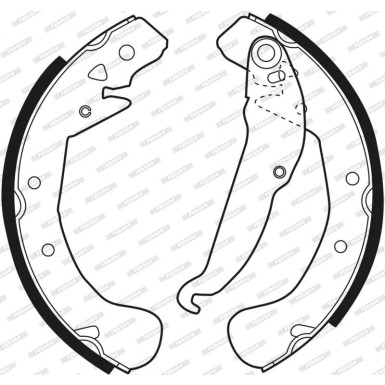 Bremsbackensatz FSB545 Bremsbackensatz FSB545