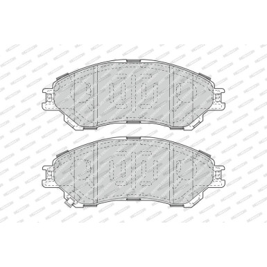 Ferodo Bremsbelagsatz, Scheibenbremse PREMIER ECO FRICTION FDB4884 Ferodo Bremsbelagsatz, Scheibenbremse PREMIER ECO FRICTION FDB4884